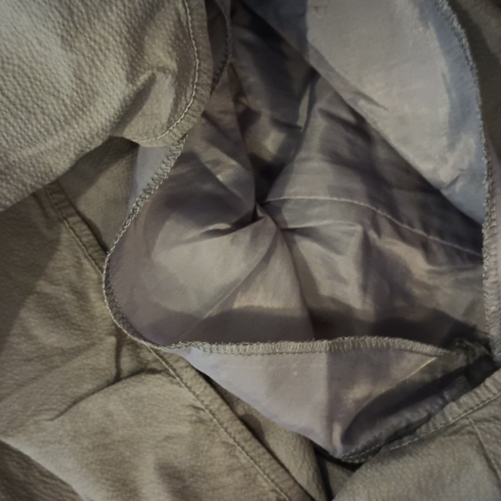 Buena Onda Grey Cotton High Waisted Shorts DDD - Picture 5 of 6